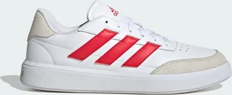 adidas Courtblock cloud white/pure ruby/off white