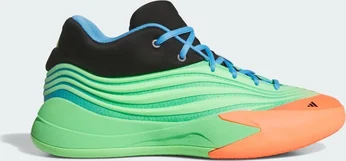 adidas Dame X Lime burst/signal coral/blue burst