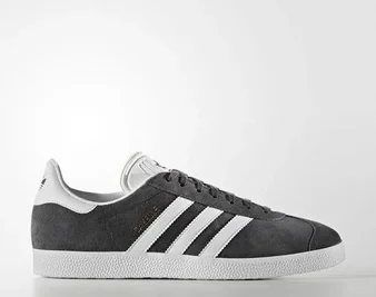adidas Gazelle solid grey/white/Gold met