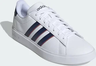 adidas Grand Court 2.0 cloud white/dark blue/preloved scarlet