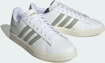 adidas Grand Court 2.0 cloud white/silver pebble/wonder Beige