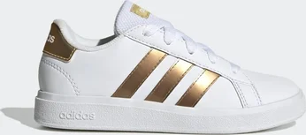adidas Grand Court Sustainable Lace cloud white/matte Gold
