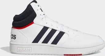 adidas Hoops 3.0 Mid Classic Vintage cloud white/legend ink/vivid red