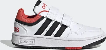 adidas Hoops cloud white/core black/bright red