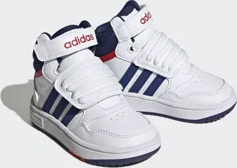 adidas Hoops Mid Baby cloud white/victory blue/better scarlet