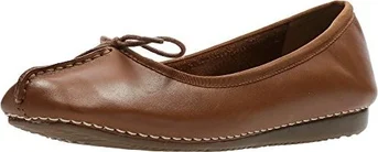 Clarks Freckle Ice dark brown leather