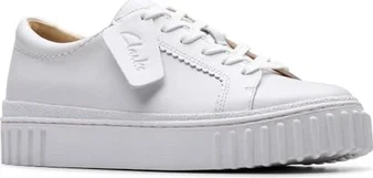 Clarks Mayhill Walk white leather
