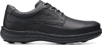 Clarks Nature Three Wide black leather