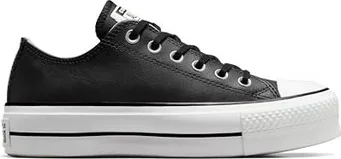 Converse Chuck Taylor All Star Platform Clean Leather Ox black/White
