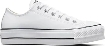 Converse Chuck Taylor All Star Platform Clean Leather Ox White/black