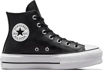 Converse Chuck Taylor All Star Lift Leather High Top black/White