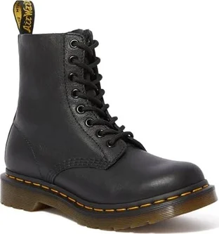 Dr. Martens 1460 Pascal Virginia Soft Leather Lace Up Boots black