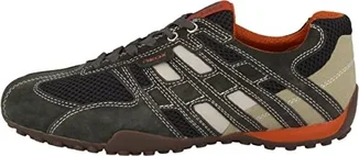 Geox Snake dk grey/off white