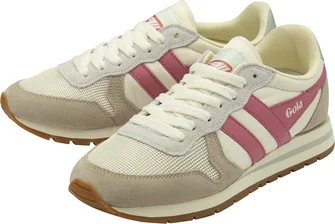 Gola Daytona off white/feather grey/fluro Pink