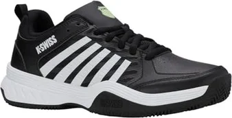 K-Swiss Court Express 2 Clay black/white/soft Neon green
