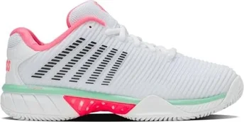 K-Swiss Hypercourt Express 2 Clay white/Neon pastel Pink/black