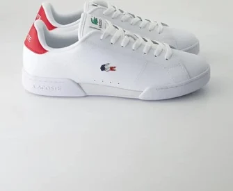 Lacoste Carnaby Cup Leather white/Navy/red