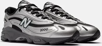 New Balance 1000 silver metallic/green