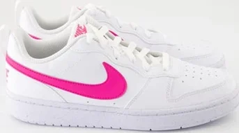 Nike Court Borough Low Recraft white/laser Fuchsia
