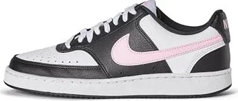 Nike Court Vision Low Next Nature black/white/Pink foam