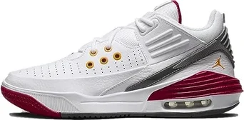 Nike Jordan Max Aura 5 white/cardinal red/light Graphite/vivid Orange