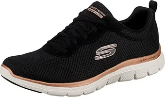 Skechers Flex Appeal 4.0 Brilliant View black/rose gelt