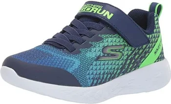 Skechers Go Run 600 - Baxtux Navy mesh/Navy synthetic/Lime trim