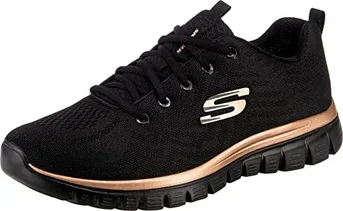 Skechers Graceful Get Connected black/rose Gold