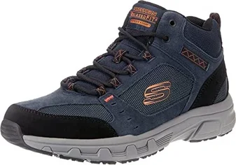 Skechers Oak Canyon - Ironhide Navy suede/Orange trim