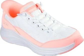 Skechers Slip-Ins: Contour Foam - Cozy Fit White/red