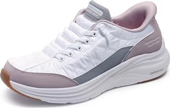 Skechers Slip-Ins: Contour Foam - Cozy Fit White/violet