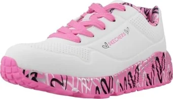 Skechers Uno Lite Lovely Luv White/Pink