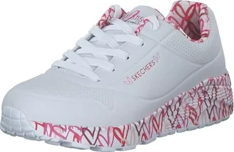 Skechers Uno Lite Lovely Luv White