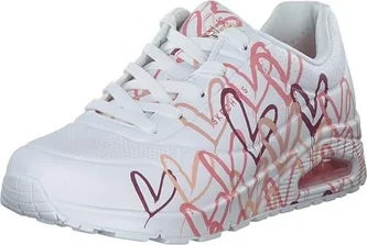 Skechers Uno Lite Spread the Love White/Pink