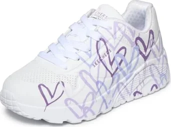 Skechers Uno Lite Spread the World White/Purple