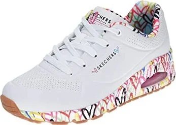 Skechers Uno Loving Love White