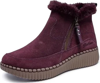Skechers Wilshire Blvd Fresh Zip Wine