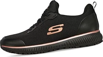 Skechers Work Squad black/rose Gold