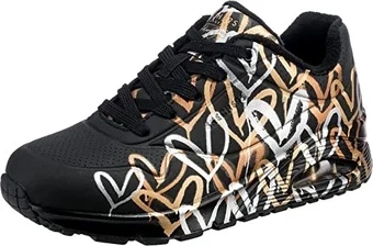 Skechers x JGoldcrown Uno black/gelt