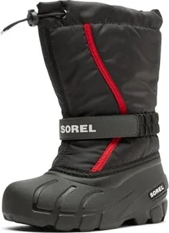 Sorel Flurry black/bright red