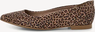 Tamaris leather Ballerina brown