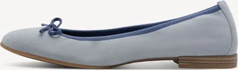 Tamaris leather Ballerina lt. blue comb