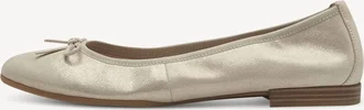 Tamaris leather Ballerina champagne