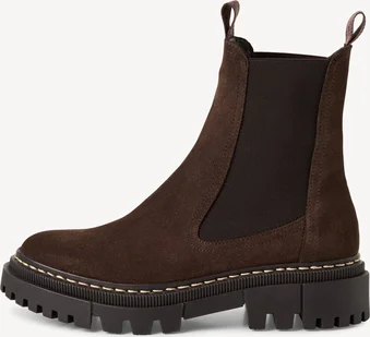 Tamaris leather Chelsea Boot brown