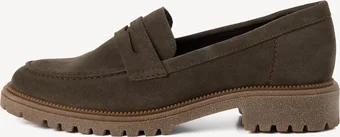 Tamaris leatherslipper olive