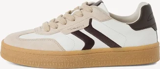 Tamaris leathersneaker Low Off White comb
