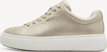 Tamaris leathersneaker Low champagne