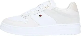 Tommy Hilfiger Leather Mixed Texture Cupsole white/light grey