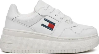 Tommy Hilfiger Retro Basket Flatform Essential White
