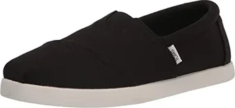 TOMS Alp Fwd black recycled cotton canvas
